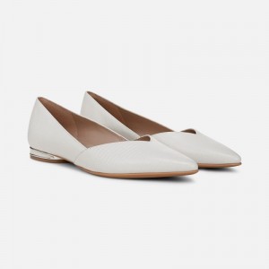 Ballerinas Naturalizer Para Mujer Havana Flat Blancas Serpent UK74-3404Z8