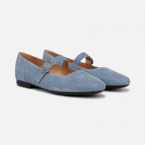 Ballerinas Naturalizer Para Mujer Kelly Mary Jane Flat Azules BT28-9498H5