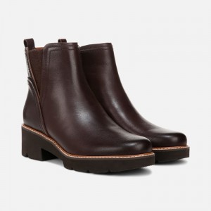 Botines Naturalizer Para Mujer Darry Bootie Marrones Oscuro RQ37-2977E7