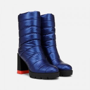 Botines Naturalizer Para Mujer Think Royln Crosswalk Water Repellent Bootie Azules ZO17-2747P3
