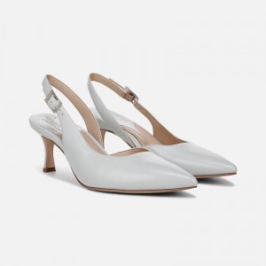 Zapatos De Tacón Abierto Naturalizer Para Mujer 27 EDIT Felicia 4 Slingback Dress Shoe Gris XW72-9432M2