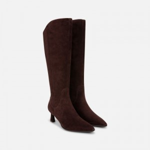 Botas Hasta La Rodilla Naturalizer Para Mujer Deesha Knee High Boot Marrones Oscuro BO02-2532Y5