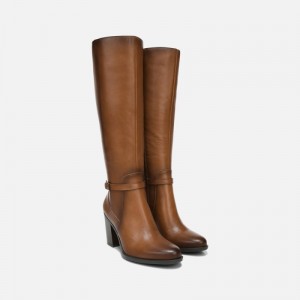 Botas Hasta La Rodilla Naturalizer Para Mujer Kalina Wide Calf Knee High Boot Marrones AC09-6139J4