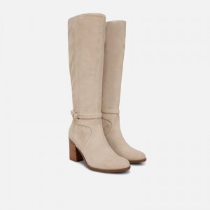 Botas Hasta La Rodilla Naturalizer Para Mujer Kamila Knee High Boot Beige Oscuro JW96-9406I7