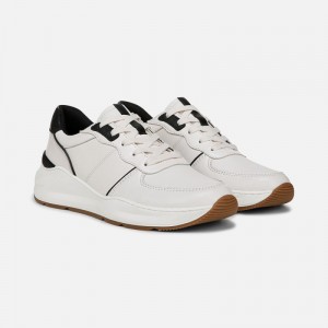 Zapatillas con Cordones Naturalizer Para Mujer Blossom Lace-up Sneaker Blancas Negras JS41-2921B5