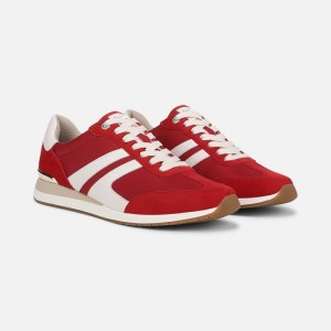Zapatillas con Cordones Naturalizer Para Mujer Lorena Lace Up Sneaker Rojas Oscuro QO22-6072X8
