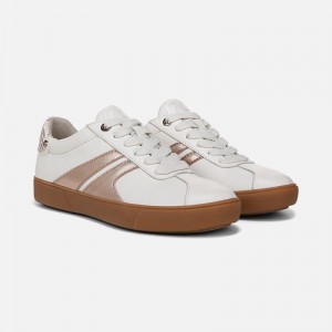 Zapatillas con Cordones Naturalizer Para Mujer Medina Lace Up Sneaker Blancas Rosas Doradas LT98-7568T0