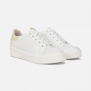Zapatillas con Cordones Naturalizer Para Mujer Morrison 2.0 Lace Up Sneaker Blancas Verde AF84-7764C7