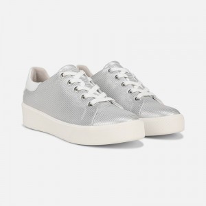 Zapatillas con Cordones Naturalizer Para Mujer Morrison 2.0 Lace Up Sneaker Plateadas CV17-7697K6