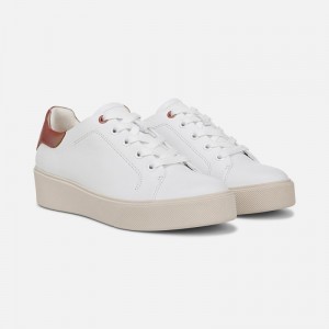 Zapatillas con Cordones Naturalizer Para Mujer Morrison 2.0 Lace Up Sneaker Blancas Rosas NC64-9904G0