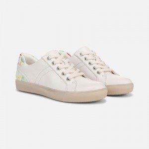 Zapatillas con Cordones Naturalizer Para Mujer Morrison Sneaker Blancas KJ06-3136A3