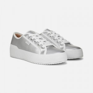 Zapatillas con Cordones Naturalizer Para Mujer SOUL Iliana Lace Up Sneaker Plateadas TC77-8847Z4