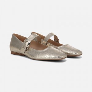 Mary Janes Naturalizer Para Mujer 27 EDIT Carter Mary Jane Doradas Serpent RO13-3543V5