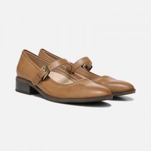 Mary Janes Naturalizer Para Mujer SOUL Ramona Mary Jane Flat Marrones YX69-1699W6