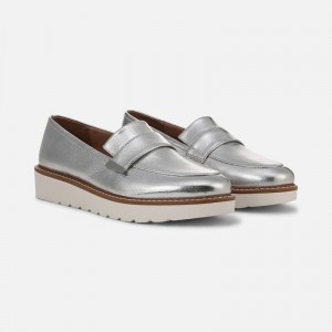 Mocasines Naturalizer Para Mujer ADILINE LOAFER Plateadas FA57-7167Y8