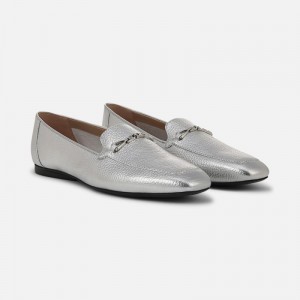Mocasines Naturalizer Para Mujer Cecilia Loafer Plateadas SY13-5813D0