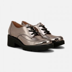 Mocasines Naturalizer Para Mujer Darry Lace Oxford Plateadas WV20-6720I8