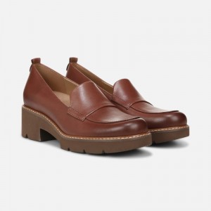 Mocasines Naturalizer Para Mujer Darry Lug Sole Loafer Marrones HM78-8208Y2