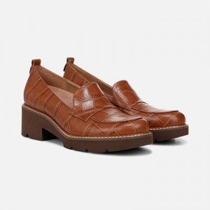 Mocasines Naturalizer Para Mujer Darry Lug Sole Loafer Marrones DK07-3107M3