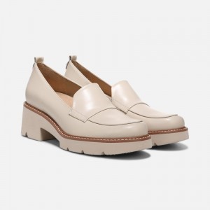 Mocasines Naturalizer Para Mujer Darry Lug Sole Loafer Creme TB87-7467I0