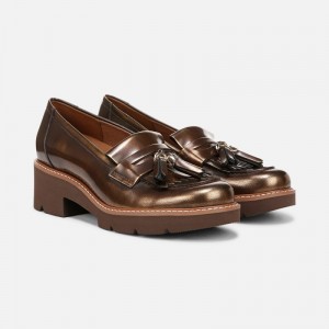 Mocasines Naturalizer Para Mujer Desmond Lug Loafer Marrones UU99-3789V6
