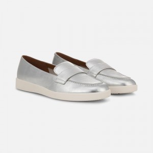 Mocasines Naturalizer Para Mujer Karis Loafer Plateadas EH06-3996L0