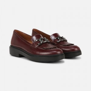 Mocasines Naturalizer Para Mujer Paris Loafer Rojas Oscuro BP23-6053O6