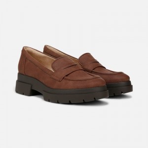 Mocasines Naturalizer Para Mujer SOUL Ophelia Lug Sole Loafer Marrones ML89-9629G8