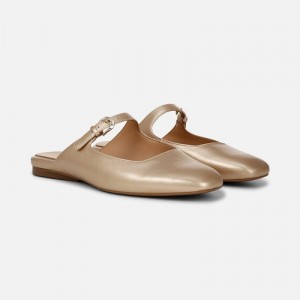 Mulas Naturalizer Para Mujer Apple Mary Jane Mule Doradas ID69-5909P6