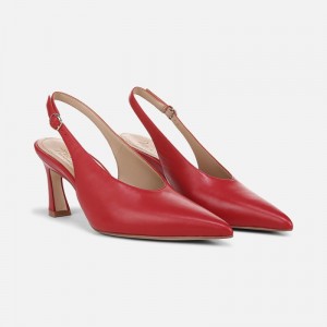 Punta Puntiaguda Naturalizer Para Mujer 27 EDIT Elaine Slingback Dress Shoe Rojas LI45-1075M8