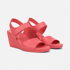 Sandalias Cuña Naturalizer Para Mujer Imani Wedge Sandal Coral QA72-8832N7