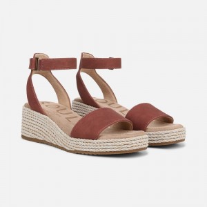 Sandalias Cuña Naturalizer Para Mujer SOUL Gloria Espadrille Coral LS63-4543B6