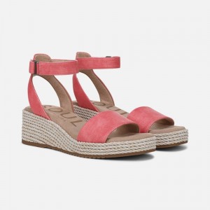 Sandalias Cuña Naturalizer Para Mujer SOUL Gloria Espadrille Coral IG45-7275T6