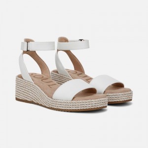 Sandalias Cuña Naturalizer Para Mujer SOUL Gloria Espadrille Blancas DJ08-6758H3