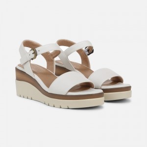 Sandalias Cuña Naturalizer Para Mujer SOUL Graciela Wedge Sandal Blancas XW99-3139I7