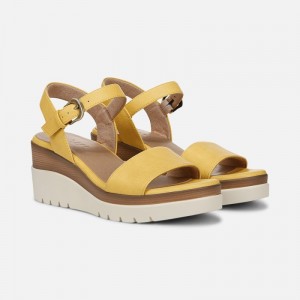 Sandalias Cuña Naturalizer Para Mujer SOUL Graciela Wedge Sandal Amarillo NM56-3776N5
