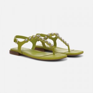 Sandalias Planas Naturalizer Para Mujer 27 EDIT Nara Sandal Verde FJ47-0357Z2