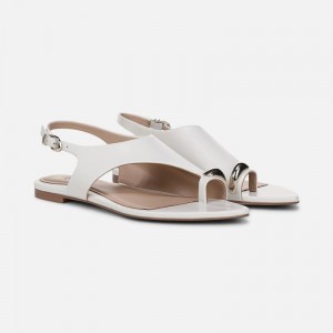 Sandalias Planas Naturalizer Para Mujer 27 EDIT Via Sandal Blancas NT75-4815H3
