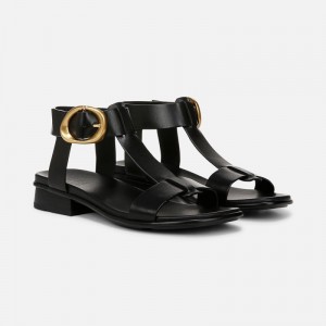 Sandalias Planas Naturalizer Para Mujer Brandy Sandal Negras VA15-0195Z7