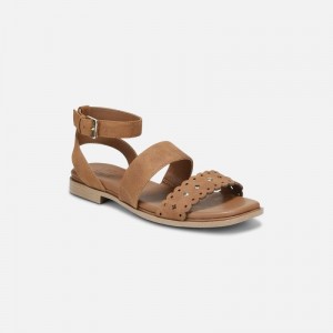 Sandalias Planas Naturalizer Para Mujer Gana Strappy Sandal Marrones RX23-3153H6