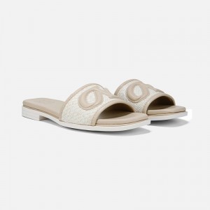 Sandalias Planas Naturalizer Para Mujer Genevieve Slide Sandal Marrones DD10-1640Q2