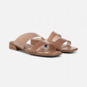Sandalias Planas Naturalizer Para Mujer Illuminate Slide Sandal Marrones JF61-1611R6
