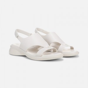 Sandalias Planas Naturalizer Para Mujer Lillian Slingback Sandal Blancas NI81-7181H9