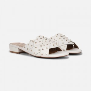 Sandalias Planas Naturalizer Para Mujer Morena Sandal Blancas YF37-7907T0