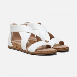 Sandalias Planas Naturalizer Para Mujer SOUL Cindi Sandal Blancas HK15-0665W0