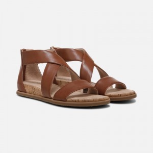 Sandalias Planas Naturalizer Para Mujer SOUL Cindi Sandal Marrones Oscuro NN72-6122B0
