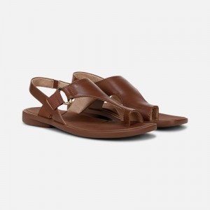Sandalias Planas Naturalizer Para Mujer SOUL Freya Sandal Marrones VU60-0260H9