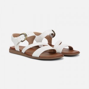 Sandalias Planas Naturalizer Para Mujer SOUL Jayvee Sandal Blancas VE66-1076D6