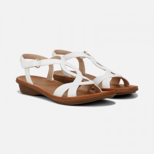 Sandalias Planas Naturalizer Para Mujer SOUL Solo Sandal Blancas VO79-8749D0