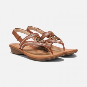 Sandalias Planas Naturalizer Para Mujer SOUL Sunny Sandal Marrones CC31-0361O6